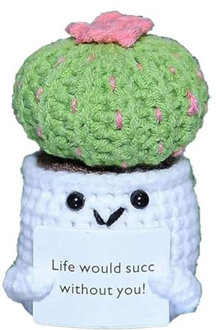 Jeenuuder Puppenanhänger aus Gemüse und Obst, gehäkelt, handgefertigt, Paket mit positiver , Ornamente, einfache Installation