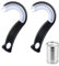 Ring Pull Can Opener, 2 Pcs Ergonomic Drink Can Opener Aid for Cans, Soda, Beer, Tin Cans, Cat Food, Arthritic Hands