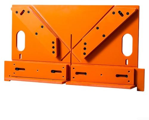 Besshepplo Cut Circular Saw Guidesuitable Square Woodworking Benches Router Flip Plate Aluminium Router Table Insert Plate for Woodworking Door Window Frame Installation