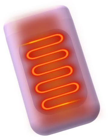 Chauffe-mains électrique 6000 mAh - USB magnétique double face avec 3 niveaux de chaleur, rechargeable et réutilisable, travail ou sports d'hiver.