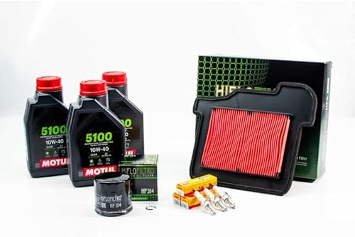 Kit Révision Filtres Bougies pour YAMAHA MT-09 de 2014 à 2016 - MTL 5100 10W40 3L