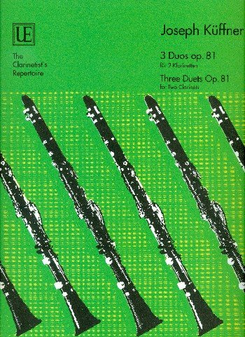 Universal Edition 3 Duos Opus 81 für 2 Klarinetten