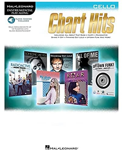 Chart Hits -For Cello- (Book & Online Audio): Play-Along, Sammelband, Download (Audio) für Cello (Hal Leonard Instrumental Play-along)