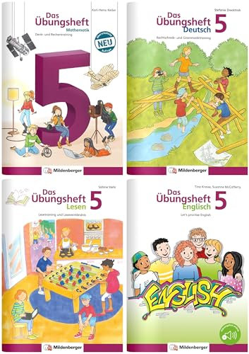 Sicher ins 6. Schuljahr – Paket: Rechnen – Schreiben – Lesen – Grammatik – Englisch · Klasse 5: Wichtige Grundlagen des Stoffs der 5. Klasse wiederholen, um gut ins 6. Schuljahr zu starten.