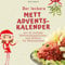 Der leckere Mett-Adventskalender: mit 24 lustigen Weihnachtssprüchen und Bildern bis Weihnachten