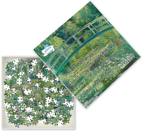 Adult Jigsaw National Gallery Monet. Bridge Over Lily Pond. 1000 Piece Jigsaw (1000-Piece Jigsaws)