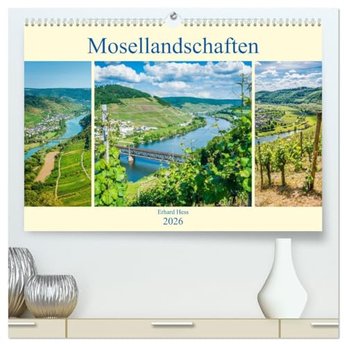 Mosellandschaften (hochwertiger Premium Wandkalender 2026 DIN A2 quer), Kunstdruck in Hochglanz: Einblick in die traumhaften Landschaften entlang der ... mit professionellen Fotos (CALVENDO Orte)