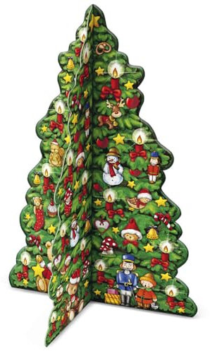 Adventskalender Buntes Weihnachtsbäumchen