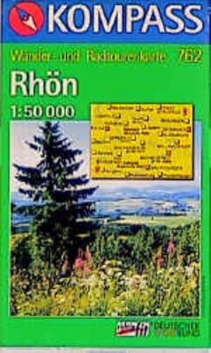 Kompass Karten, Rhön: Mit Radwegen. 1:50000 (KOMPASS Wanderkarte)