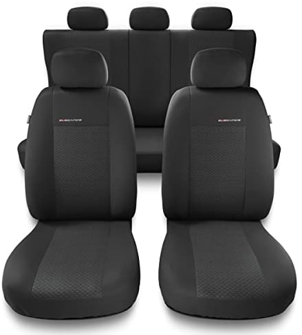 Mossa - Universal Sitzbezüge Auto kompatibel mit Opel Corsa A, B, C, D, E (1982-2019) - Autositzbezüge Schonbezüge für Autositze - UNE-3