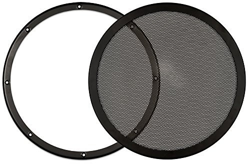 Goldwood Snap On 12 Subwoofer Grille Steel Mesh Speaker Black (SGM12)