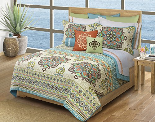 Safdie 60115.3K.35 Majorca Bettwäsche-Set für King-Size-Betten, 3-teilig