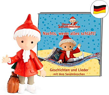 tonies Hörfiguren für Toniebox, Unser Sandmännchen – Nachts, wenn Alles schläft, Hörspiel mit Liedern für Kinder ab 3 Jahren, Spielzeit ca. 57 Minuten