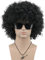 Vgbeaty Afro Perücke 70er Jahre 80er Jahre Schwarz Short Curly Disco Rocker Perücke Männer Frauen Cosplay Kostüm Perücke
