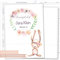 Olgs Hausaufgabenheft Hülle Cute Boho inkl. Heft Schulheft Schutzhülle Umschlag schöne Geschenkidee personalisierbar mit Namen und die Schulklasse (Personalisiert, Hase)