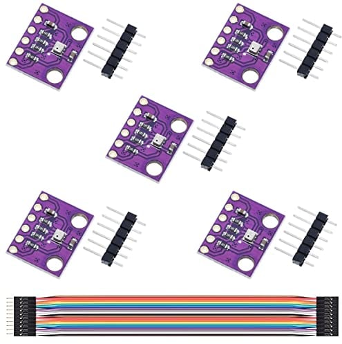 Youmile 5Pcs Drucksensormodul BMP280 3.3V Digital Barometric Altitude Pressure Atmosphärisches Modul für Arduino High Precision mit Dupont-Kabel