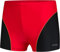 Aqua Speed Badehose kurz für Kinder Jungen | Schwimmhose | Swimsuit Tight Boy | Badebekleidung | Swimming Trunks for Boys | Kastenbadehose | Baden | Gr. 140 | 16. Rot - Schwarz | Leo
