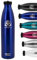 MIGHTY PEAKS Edelstahl-Trinkflasche 750ml - Blau, Blue - Thermosflasche, Isolierte Wasserflasche, BPA-Frei, Isolierflasche doppelwandig, Auslaufsicher, Kohlensäure, Sprudel und Kinder geeignet