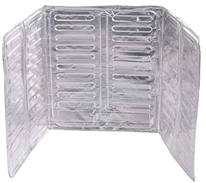 Guangcailun 3 Seiten Öl Spritzschutz aus Aluminium Foil Herd Splatter Platte Schild Öl Spritzschutzsieb Isolierung Küchenwerkzeug