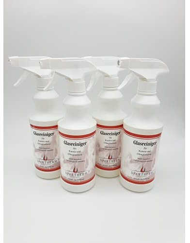 Lot de 4 nettoyants pour vitres de cheminée + 1 briquet Rotthues gratuit