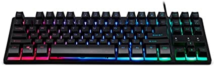 Acer Nitro Gaming Keyboard (QWERTZ-Tastatur, Anti-Ghosting für 19 Tasten, LED-Hintergrundbeleuchtung, 6 Helligkeitsstufen, 3 Modi, UV-beschichtete Tastenkappen) schwarz