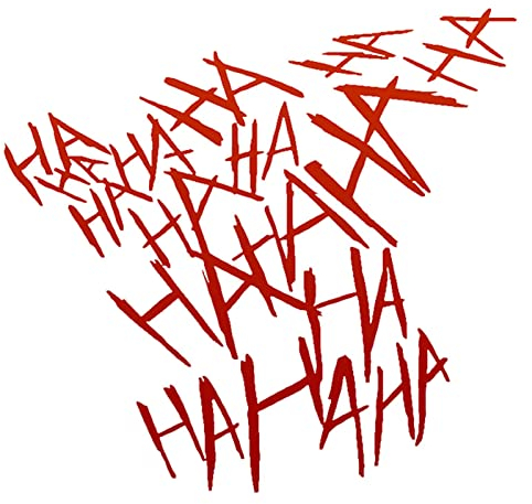 Facynde Hahaha Helm Aufkleber | Text Helm Aufkleber Graffiti Aufkleber | Hahaha Lustige Autoaufkleber, Wasserflaschenaufkleber für Teenager, Mädchen, Jungen, Fahrzeug, Laptop