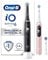 Oral-B iO 6 Lot De 2 Brosses A Dents Electriques Pour Adultes, Noire Et Rose, 5 Modes De Nettoyage Avec Soin Des Gencives, Blancheur, Brossette Ronde, 1 Chargeur, 3 Embouts Oral B De Rechange