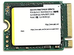 Lite-On SSSTC SSD 256GB M.2 2230 30mm NVMe PCIe 4.0 Gen4 x4 CL4-3D256-Q11 Solid State Drive for Surface Pro Steam Deck Dell HP Lenovo Laptop Ultrabook Tablet