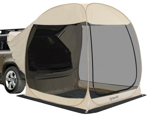 EighteenTek Uni – Erwachsene 9003-VC SUV-Zelt, Beige, 7’x7’x7.2’H