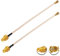 Vecys 2PCS U.F.L1 a SMA Hembra Cable Coaxial de Baja Pérdida 10 /25CM U.F.L1 RG178 RF Cable Coaxial Pigtail para Routers Inalámbricos Mini PCIE Tarjetas de Red PCI Wi-Fi WAN Repetidor