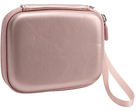 Dpofirs Protective Hard Case for Mini EVO Link Liplay, Camera Carrying Bag Holder with Inner Storage Travel Protective Carrying Storage Bag, Gifts (Blush Gold)