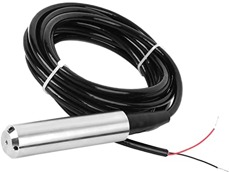 Ejoyous Füllstandssensor Wasser TL-136, DC 24V 4-20mA Wasserstandssensor Edelstahl Flüssigkeitsstandsensor IP68 Wasserdicht Flüssiger Wasserspiegel Sensor Einwurfsensor (0-2 Meter)