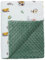 Miracle Baby Babydecke Kuscheldecke Krabbeldecke mit Hochwertige Füllung Doppelseitig multifunktional Minky Kuscheldecke (Tier, 110x150cm)