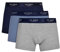 Ted Baker Herren Tbb02 Badehose, schwarz/weiß/grau, M (3er Pack)