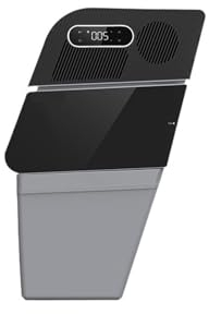 ICOBES 15L Left Trunk Car Refrigerator Compressor Cooling Travel Mini Fridge Storage Refrigeration，Compatible For Tesla Model Y 2019-2023 (Color : Dark Night Black)