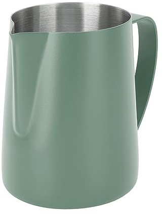 Espresso Steaming Pitcher Milk Frothing Jug 600ml for Coffee Machine,Stainless Steel Milk Pitcher Milk Frother Cup Milk Jug Cup for Coffee Espresso Milk Frother Cup for Cappuccino Latte Art