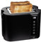 Impolio Elegantes Toaster Classic 800W – Schwarz, 7 Bräunungsstufen, Touchscreen-Bedienung und LED-Anzeige, 2 Scheiben, Brot