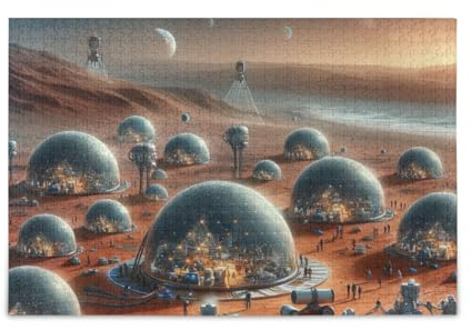 ODAWA 500-teiliges Puzzle, Lebensraum-Puzzle, stabile 2 mm Puzzleteile, lustige Familienaktivitäten, 52,1 cm L x 37,8 cm B