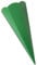 itenga Schultüten Rohling Zuschnitt aus stabilem Buntkarton glatt - 68cm - 6eckig - Schultüte Rohling zum Basteln (grün)