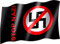 Stop Nazi Fahne Riesenflagge