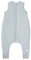 LÄSSIG Kinder Schlafoverall ärmellos 1,0 TOG atmungsaktiv aus Musselin GOTS zertifiziert/Sleeping Jumper powder blue, Größe 110/116