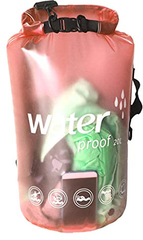 MULAIDI 10/20L Impermeabile Dry Bag PVC di Stoccaggio per la Caso per la Barca Galleggiante Nuoto All'aperto Kayak Drifting Strumento Impermeabile Dry Bag, rosa