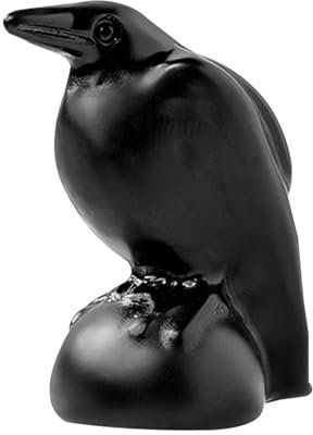 Figur in - Gothic Raben Statue Handmade Mystische Deko | Skulptur für Hexe, einzigartiges Spirituelles Totem