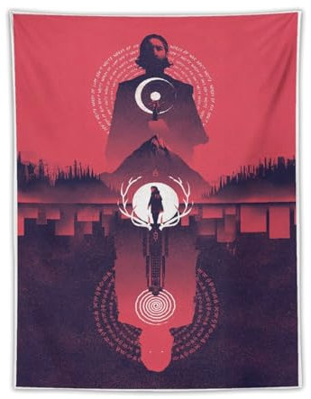 Alan Wake 2 Videospiel-Poster, lustiger Wandteppich, Wandkunstdruck, Geschenk, Bild, Gemälde, Kunstwerk, Schlafzimmer, Heimdekoration, 76,2 x 101,6 cm