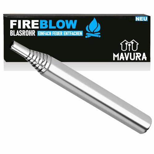 FIREBLOW Feuerblasrohr Teleskop Blasrohr Feuer Stab