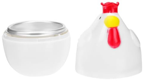 GREENADSCAPE Contenitore Per Uova Al Vapore Vaporiera Creativa Per Cuociuova in Camicia Supporto Per Uova Per Forno A Microonde Domestico