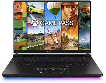ASUS ROG Scar 16-G635LX-RW112W16 Pouces 2.5K 240Hz PC Portable (Intel Core Ultra 9 Processeur 275HX 2.7 GHz, 32 Go DDR5, 2 to SSD, NVIDIA GeForce RTX 5090, Windows 11 Home) – Clavier AZERTY RGB
