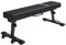 GORILLA SPORTS® Hantelbank - Klappbar, Flach, Massiv, bis 400 kg, Schwarz - Flachbank, Trainingsbank, Fitnessbank, Bankdrücken Bank für Zuhause