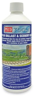 Peco PT-30 Ballast and Scenery Glue 500ML