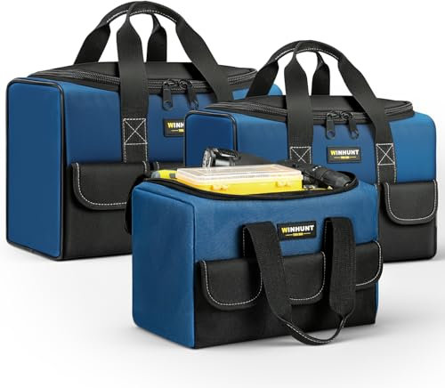 WINHUNT Set di 3 borse per attrezzi da 30,5 cm, 35,5 cm, 43,5 cm, 43,2 cm, 43,2 cm, 43,2 cm, 43,2 cm, 43,2 cm, con
